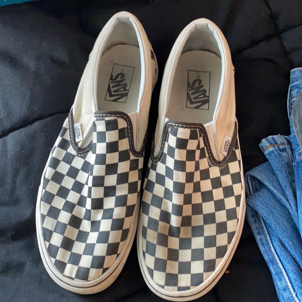 Well Loved Vans Checkerboard Original Slip On